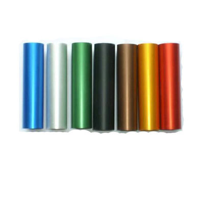 Colorful Al6061 Al6063 Blasted Alloy Tubing Aluminum Anodized Pipes Round Aluminium Blasting Tubes