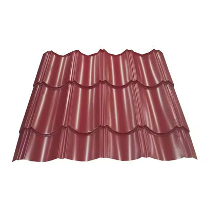 PPGI Metal Iron Zinc Roofing Tiles Color Coated Galvalume Corrugated Steel Roof Profile Sheet