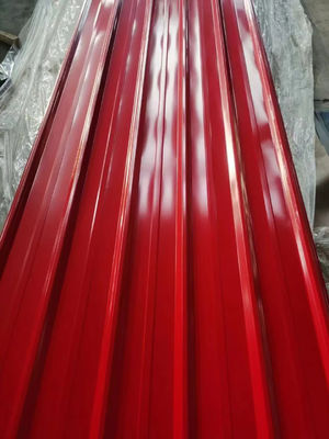 PPGI Metal Iron Zinc Roofing Tiles Color Coated Galvalume Corrugated Steel Roof Profile Sheet