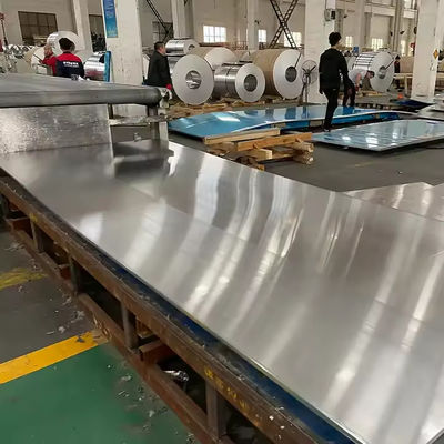 Recyclable 3003 H36 Aluminum 5052 Plate Color Coated Surface 0.4Mm Zinc Aluminum Plate