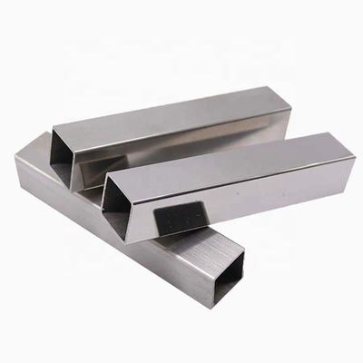 Customized 316L Stainless Steel Square Tube Hairline 201 202 304 316 301 430 409
